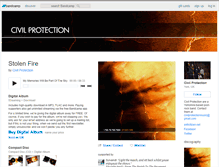 Tablet Screenshot of civilprotection.bandcamp.com