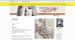 Desktop Screenshot of kristindiable.bandcamp.com