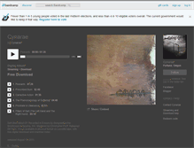 Tablet Screenshot of cynarae.bandcamp.com