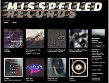 Tablet Screenshot of misspelledrecords.bandcamp.com