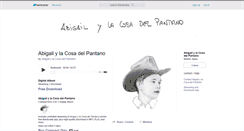 Desktop Screenshot of abigailylacosadelpantano.bandcamp.com