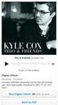 Mobile Screenshot of kylecox.bandcamp.com