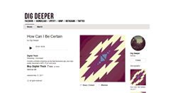 Desktop Screenshot of digdeeper.bandcamp.com