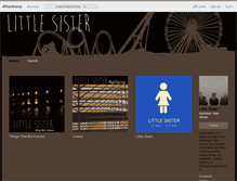 Tablet Screenshot of littlesisternj.bandcamp.com