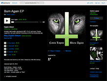 Tablet Screenshot of canislupus666.bandcamp.com