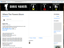 Tablet Screenshot of chrismarsol.bandcamp.com