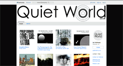 Desktop Screenshot of ian-quietworld.bandcamp.com