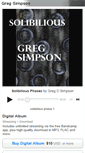 Mobile Screenshot of gregdsimpson.bandcamp.com