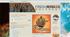 Desktop Screenshot of freshbreezemovement.bandcamp.com