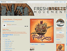 Tablet Screenshot of freshbreezemovement.bandcamp.com