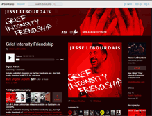 Tablet Screenshot of jesselebourdais.bandcamp.com