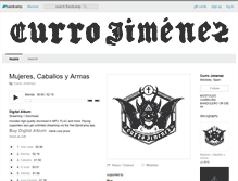 Tablet Screenshot of currojimenezband.bandcamp.com