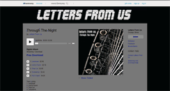 Desktop Screenshot of lettersfromus.bandcamp.com