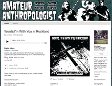 Tablet Screenshot of amateuranthropologist.bandcamp.com