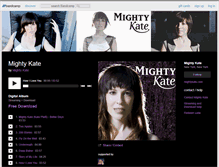 Tablet Screenshot of mightykate.bandcamp.com