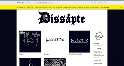 Desktop Screenshot of dissapte.bandcamp.com
