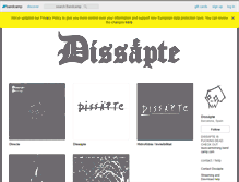 Tablet Screenshot of dissapte.bandcamp.com
