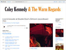 Tablet Screenshot of coleykennedyandthewarmregards.bandcamp.com