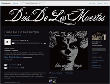 Tablet Screenshot of diosdelosmuertos.bandcamp.com
