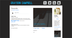 Desktop Screenshot of graydoncampbell.bandcamp.com