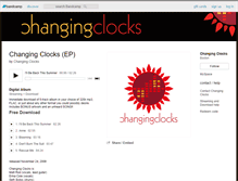 Tablet Screenshot of changingclocks.bandcamp.com