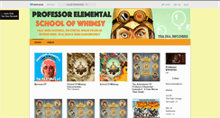 Desktop Screenshot of professorelemental.bandcamp.com