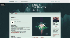 Desktop Screenshot of follyandthehunter.bandcamp.com