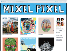 Tablet Screenshot of mixelpixel.bandcamp.com