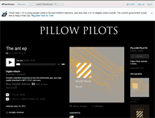 Tablet Screenshot of pillowpilots.bandcamp.com