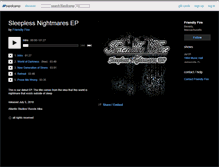 Tablet Screenshot of friendlyfire.bandcamp.com