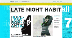 Desktop Screenshot of latenighthabit.bandcamp.com