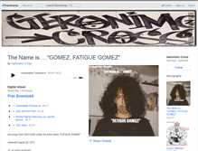 Tablet Screenshot of geronimocross.bandcamp.com