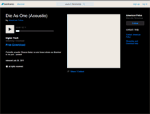 Tablet Screenshot of americanfetus.bandcamp.com