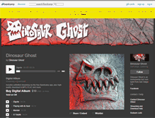 Tablet Screenshot of dinosaurghost.bandcamp.com