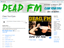 Tablet Screenshot of deadfm.bandcamp.com