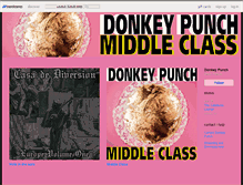 Tablet Screenshot of donkeypunchgoesblank.bandcamp.com