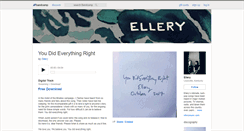 Desktop Screenshot of ellery.bandcamp.com