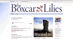 Desktop Screenshot of boxcarlilies.bandcamp.com