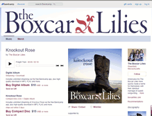 Tablet Screenshot of boxcarlilies.bandcamp.com