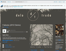 Tablet Screenshot of delotruda.bandcamp.com