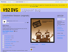 Tablet Screenshot of lightninbug.bandcamp.com