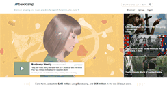 Desktop Screenshot of amygodwin.bandcamp.com