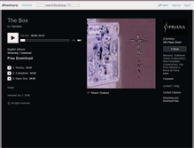 Tablet Screenshot of cipriana.bandcamp.com