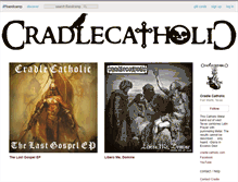 Tablet Screenshot of cradlecatholic.bandcamp.com