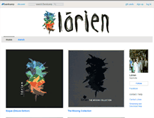 Tablet Screenshot of lorien.bandcamp.com