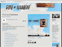 Tablet Screenshot of gunsofnavarone.bandcamp.com