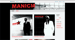Desktop Screenshot of manicm.bandcamp.com
