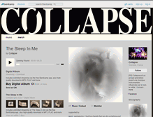 Tablet Screenshot of collapseband.bandcamp.com