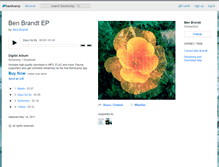 Tablet Screenshot of benbrandt.bandcamp.com