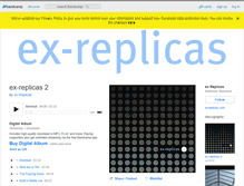 Tablet Screenshot of exreplicas.bandcamp.com